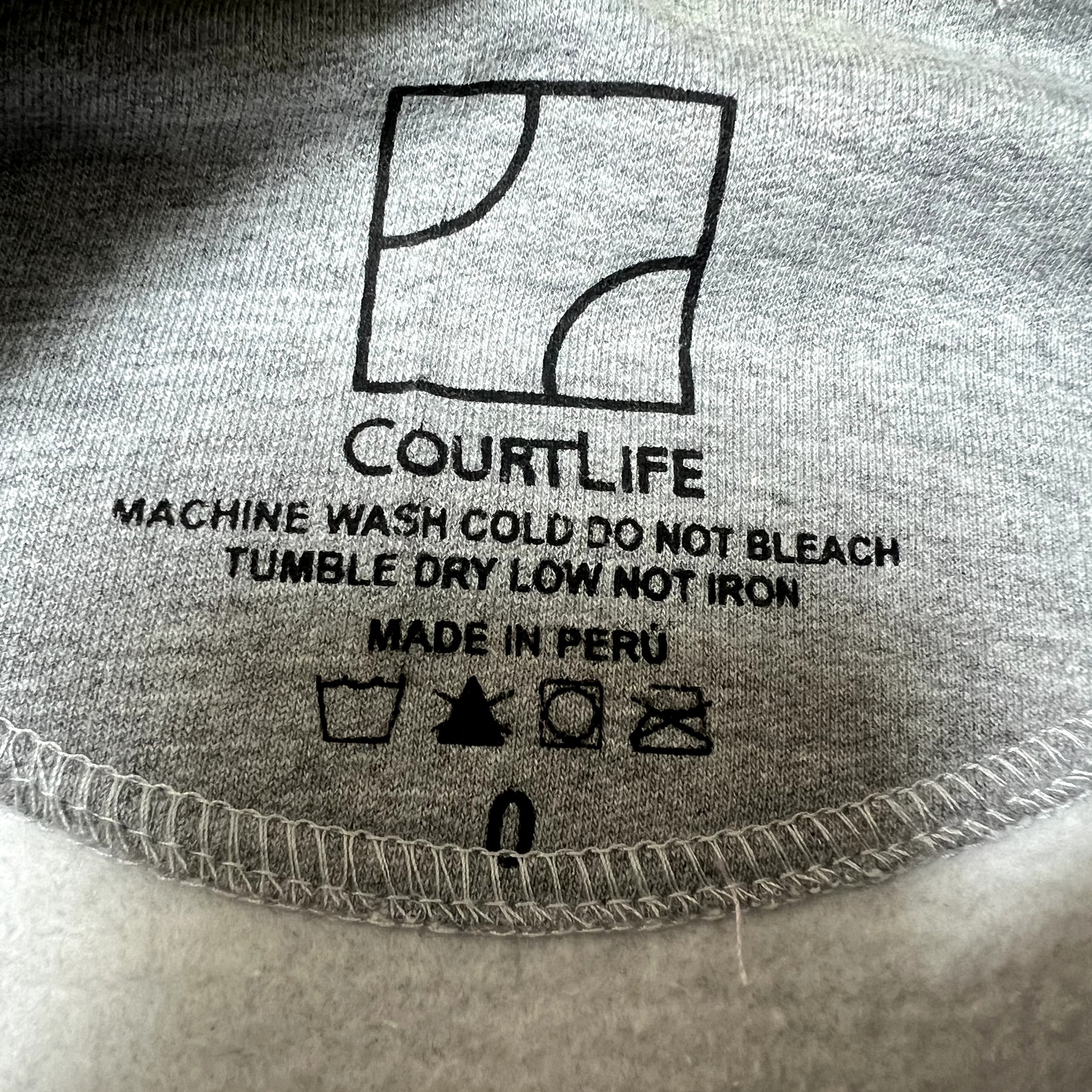 Courtlife Tennis Pickleball Patches Crewneck Sweatshirt Xs Small — image 3 of 3